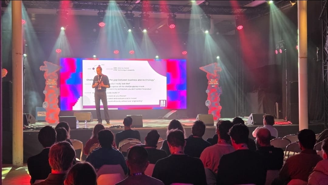 Keynote op techconferentie over AI voor het MKB